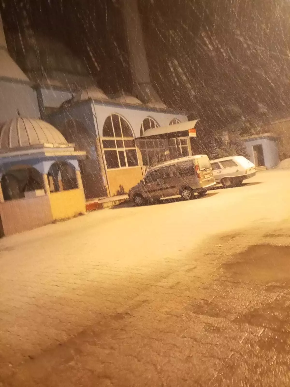 Turgutlu\'da Kar Yağışı Etkili Oldu