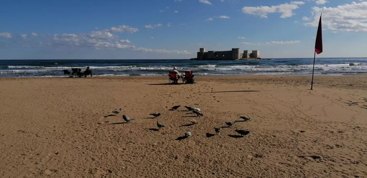 Erdemli\'de Aralık\'ta Deniz Keyfi