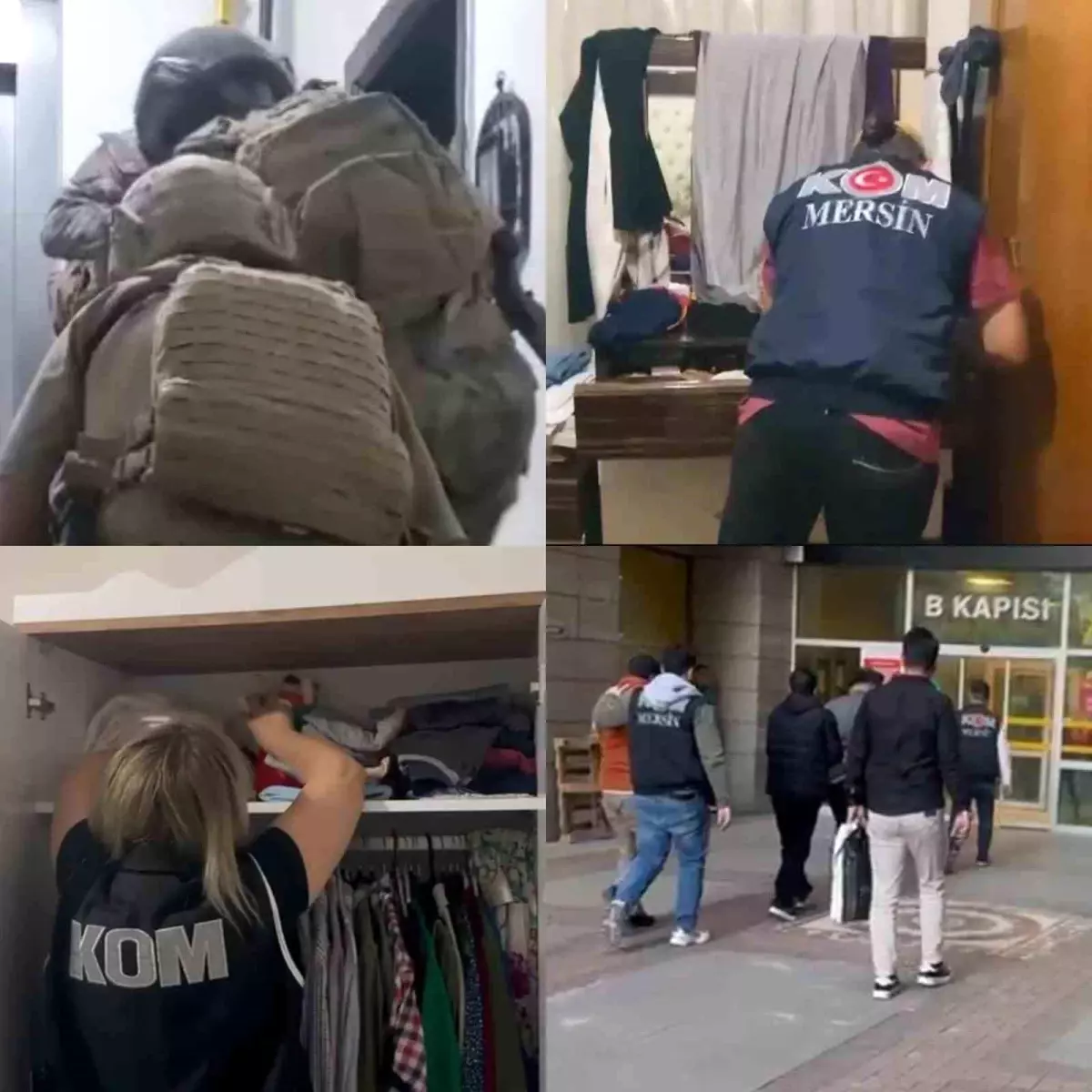 Mersin\'de Suç Örgütüne Operasyon: 8 Tutuklama