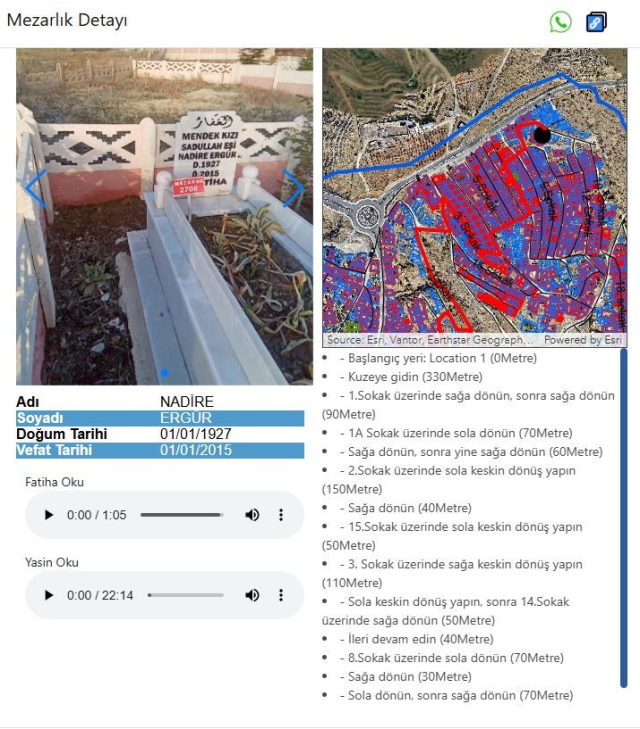 Mezarlar artık bir tık uzakta: İsteyen fotoğrafını görecek, isteyen dua okutacak