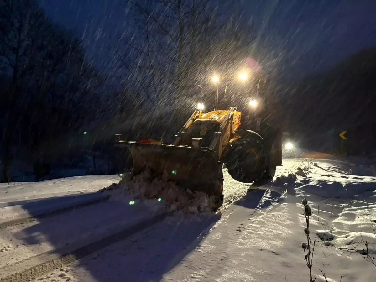 Nilüfer\'de kar mesaisi