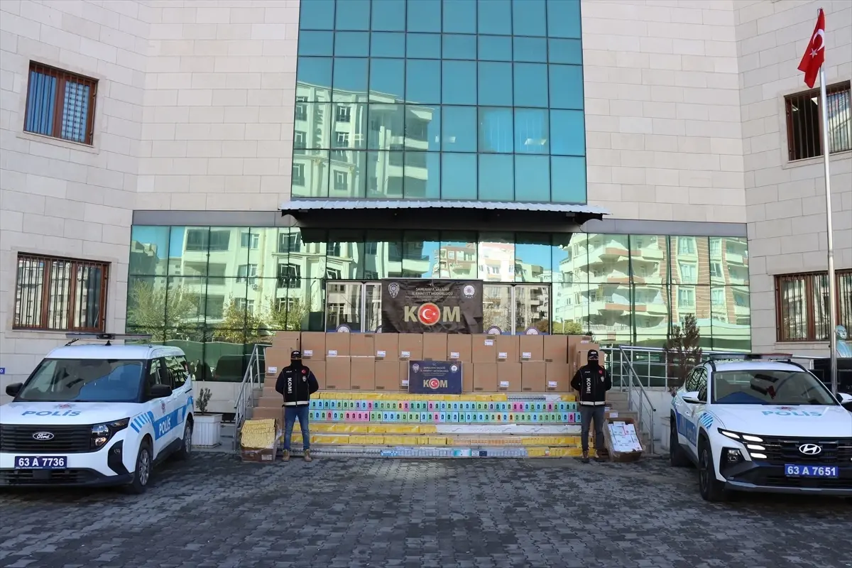 Şanlıurfa\'da Kaçak Sigara Operasyonu