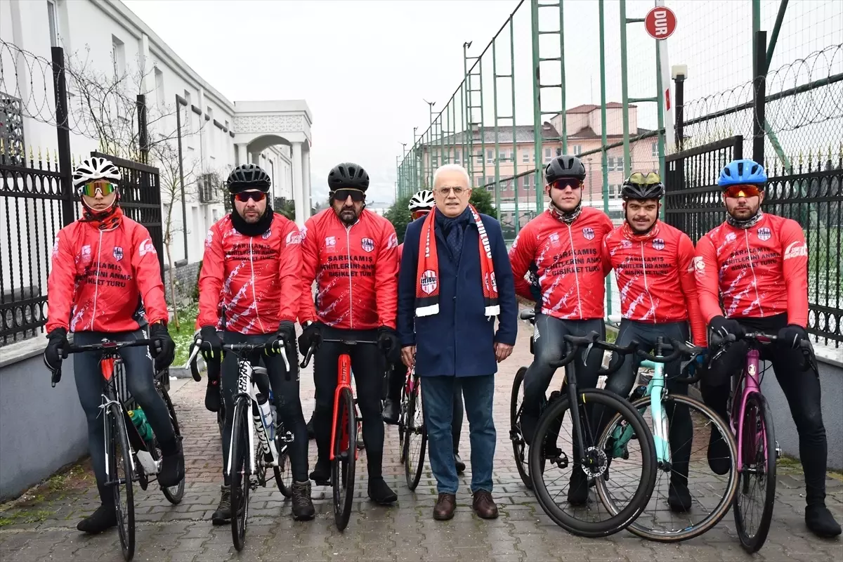 Sarıkamış şehitlerini anmak için İstanbul\'dan yola çıkan bisikletliler Düzce\'ye vardı