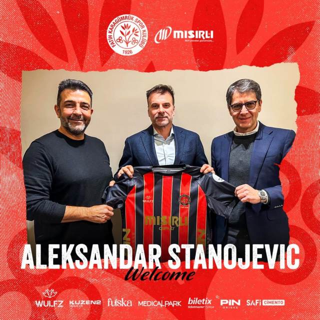 Aleksandar Stanojevic Süper Lig'e geri döndü