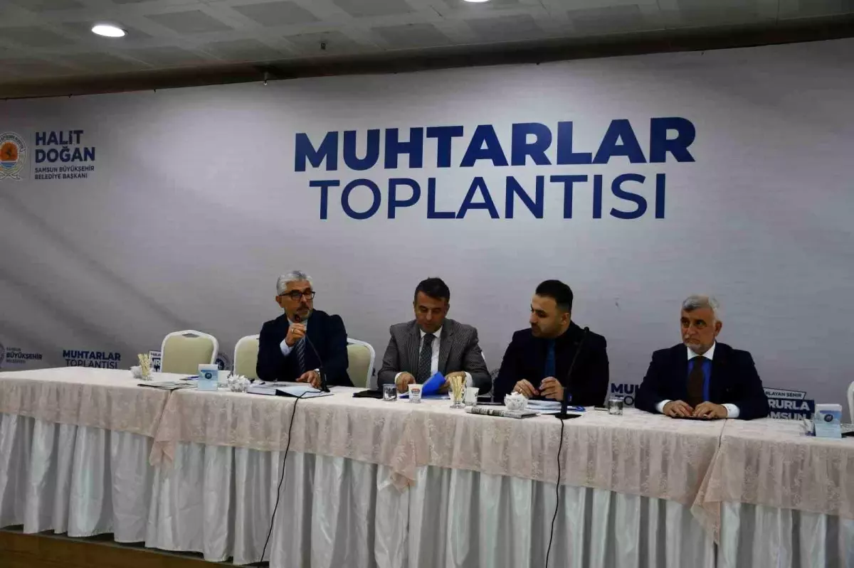 Başkan Doğan Vezirköprü\'de muhtarların sorunlarını dinledi