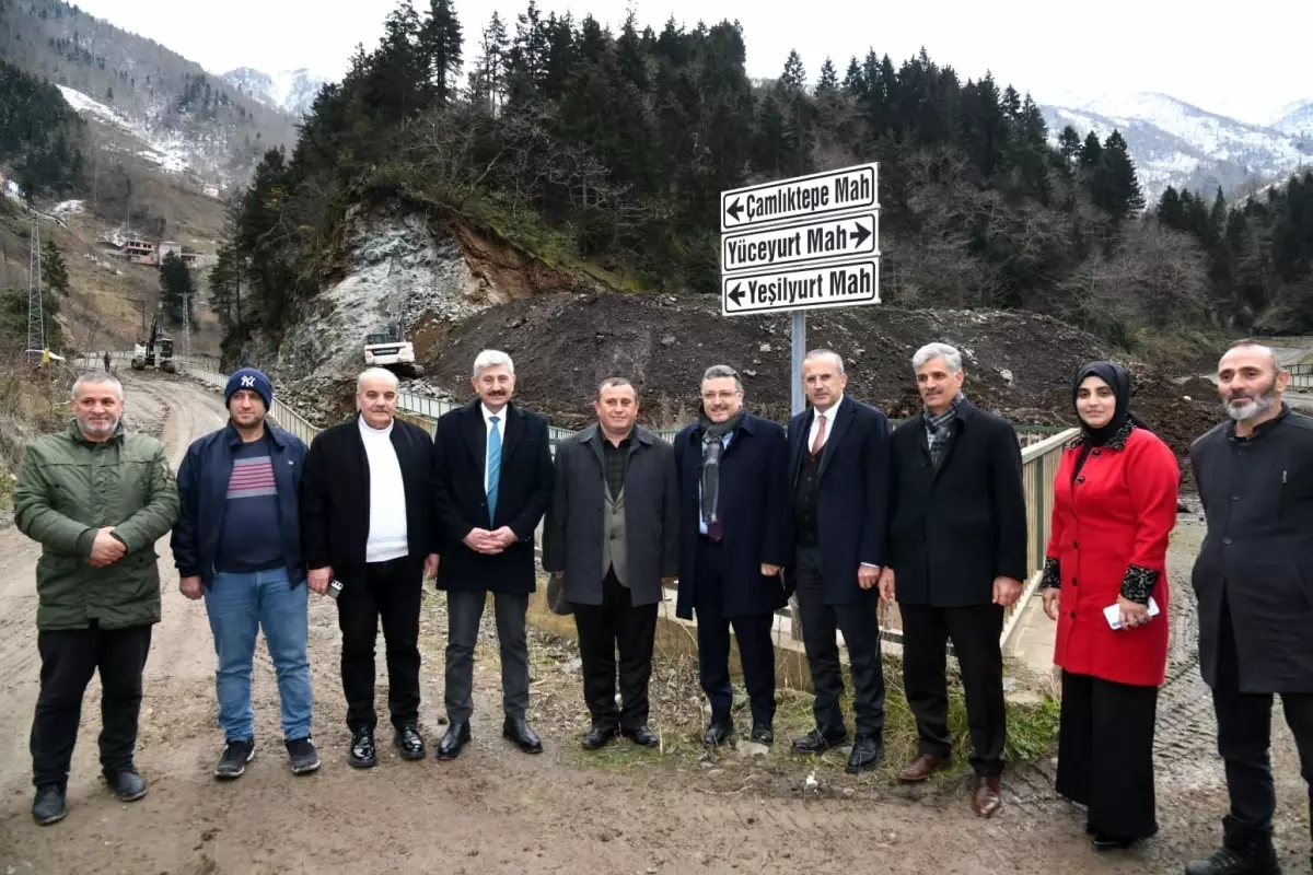 Başkan Genç, Çamlıktepe\'de afet bölgesini inceledi