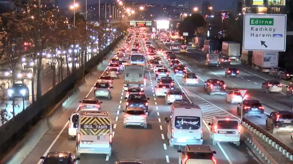 İstanbul\'da Trafik Yoğunluğu