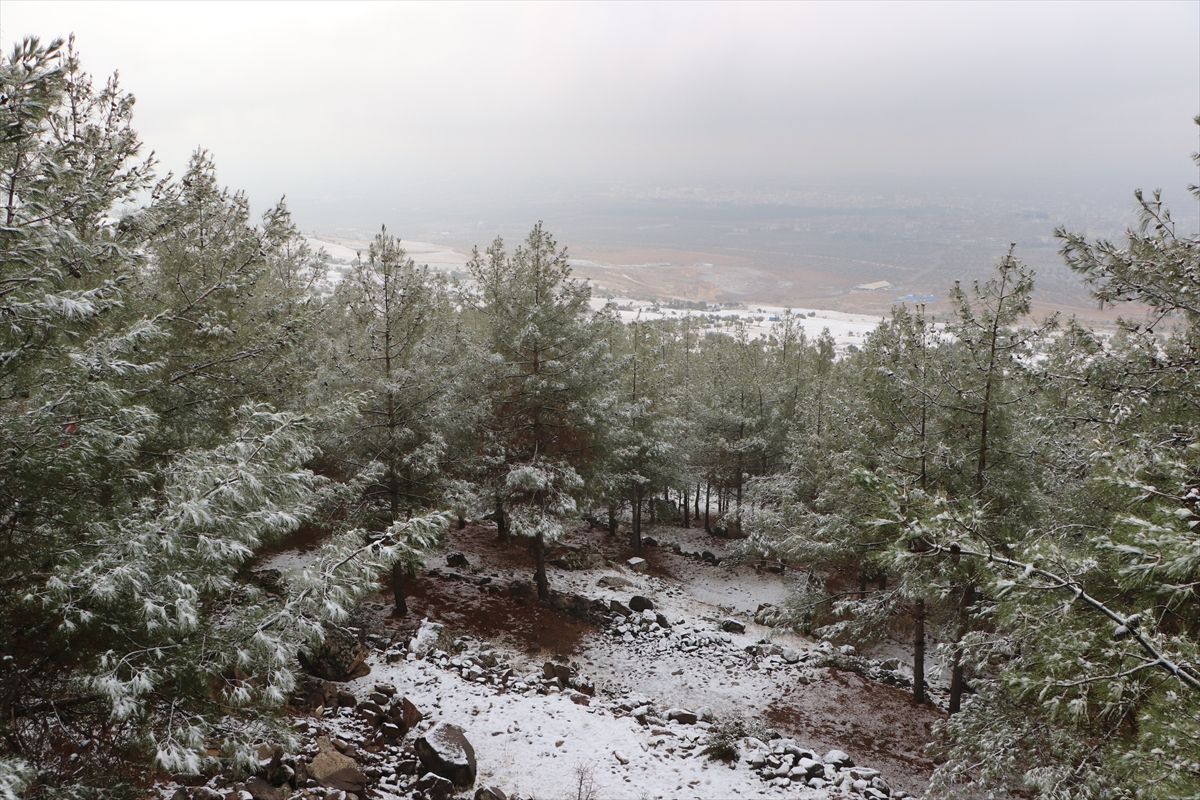 Kilis\'te Kar Yağışı Etkili Oldu