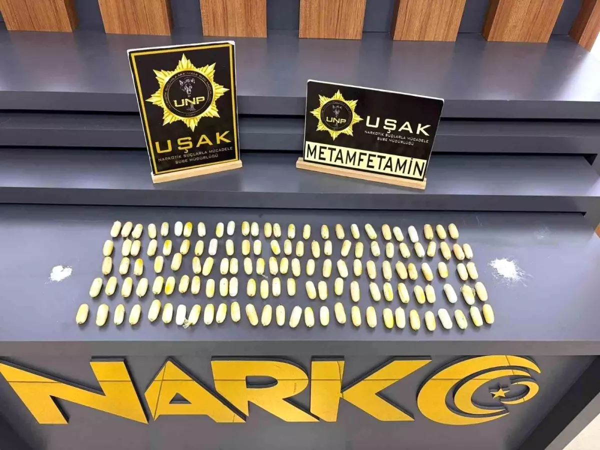 Uşak\'ta Metamfetamin Operasyonu