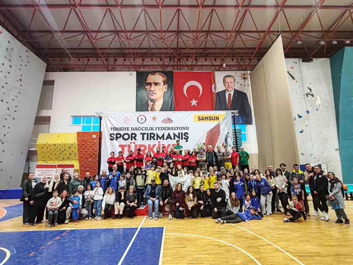 Samsun\'da Spor Tırmanış Türkiye Kupası Heyecanı
