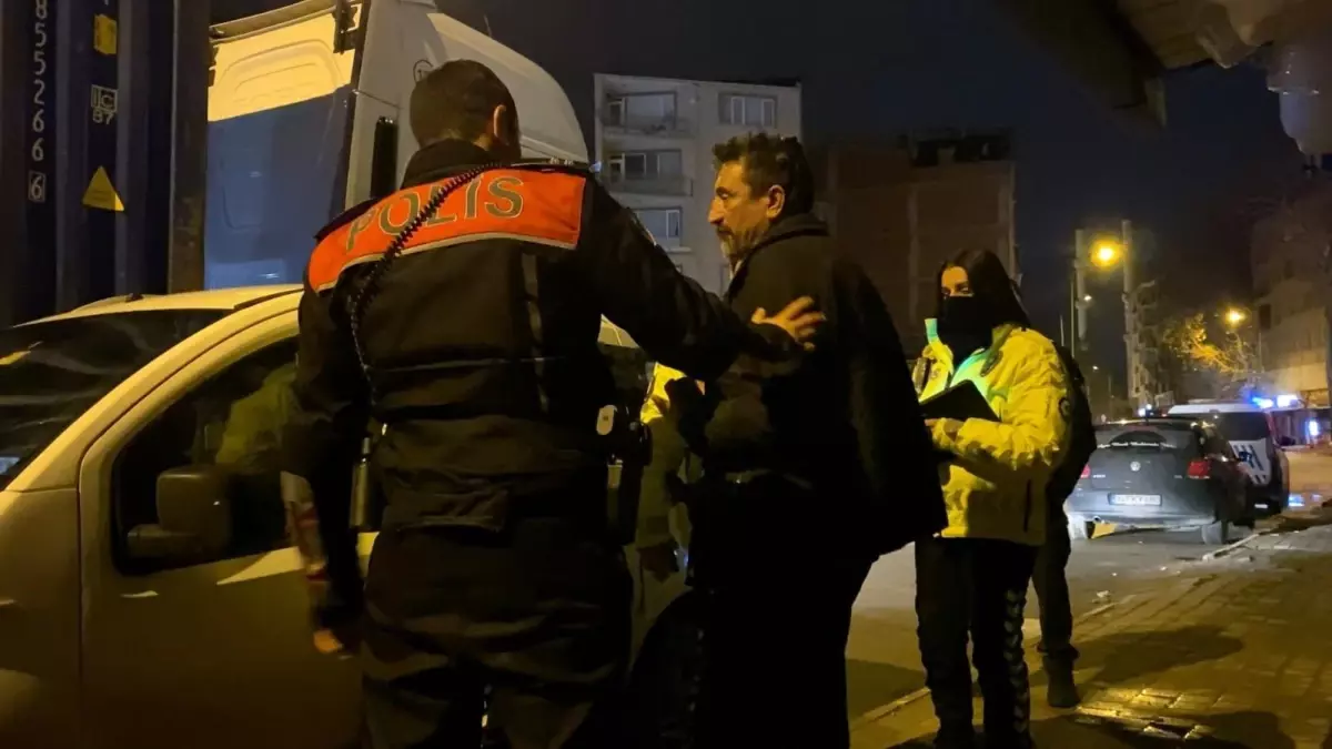 İnegöl\'de Alkollü Tır Şoförüne Ceza