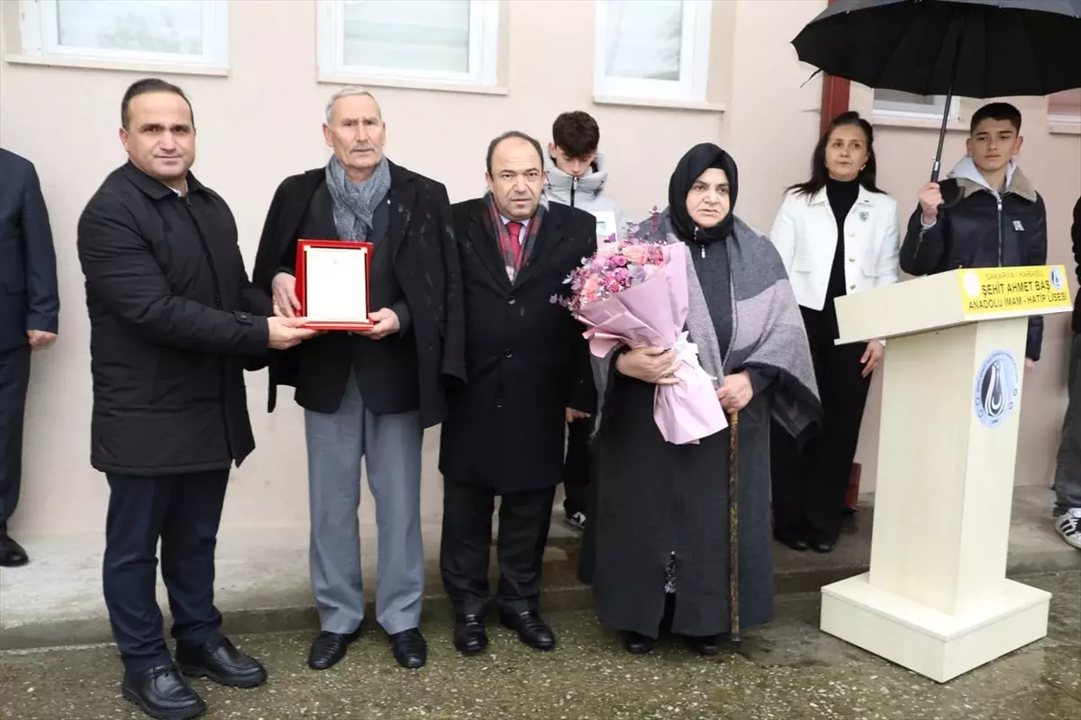 Şehit Jandarma Uzman Çavuş Ahmet Baş\'ın adı Sakarya\'daki lisede yaşatılacak