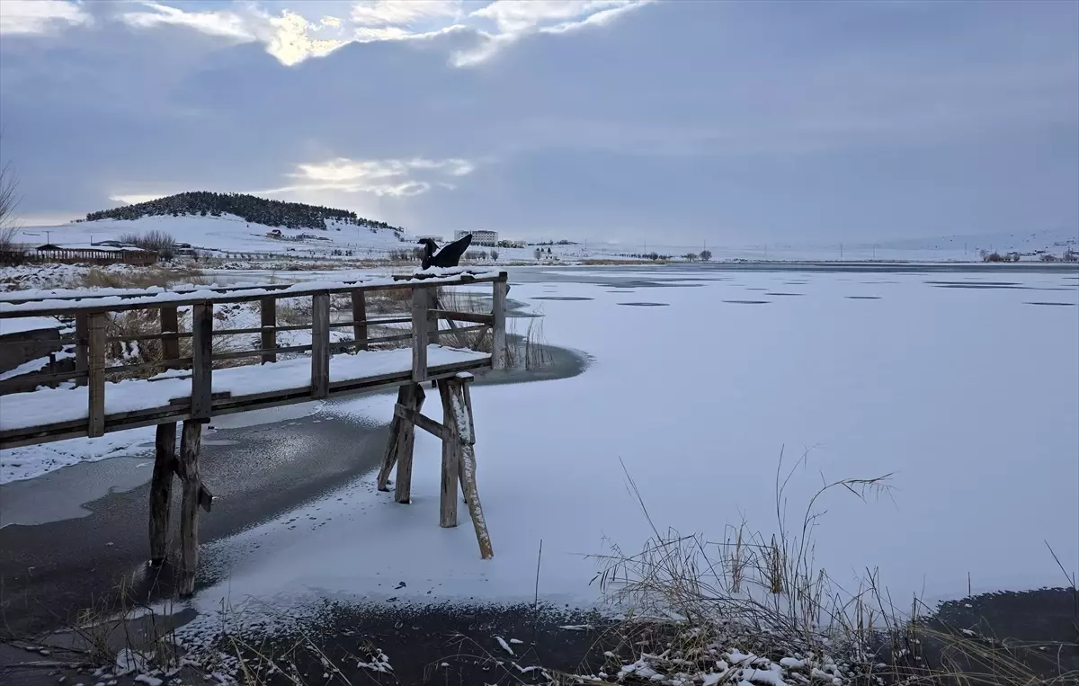 Hafik Gölü Kısmen Dondu