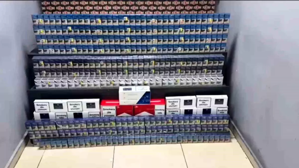 Ağrı\'da Kaçak Sigara Operasyonu