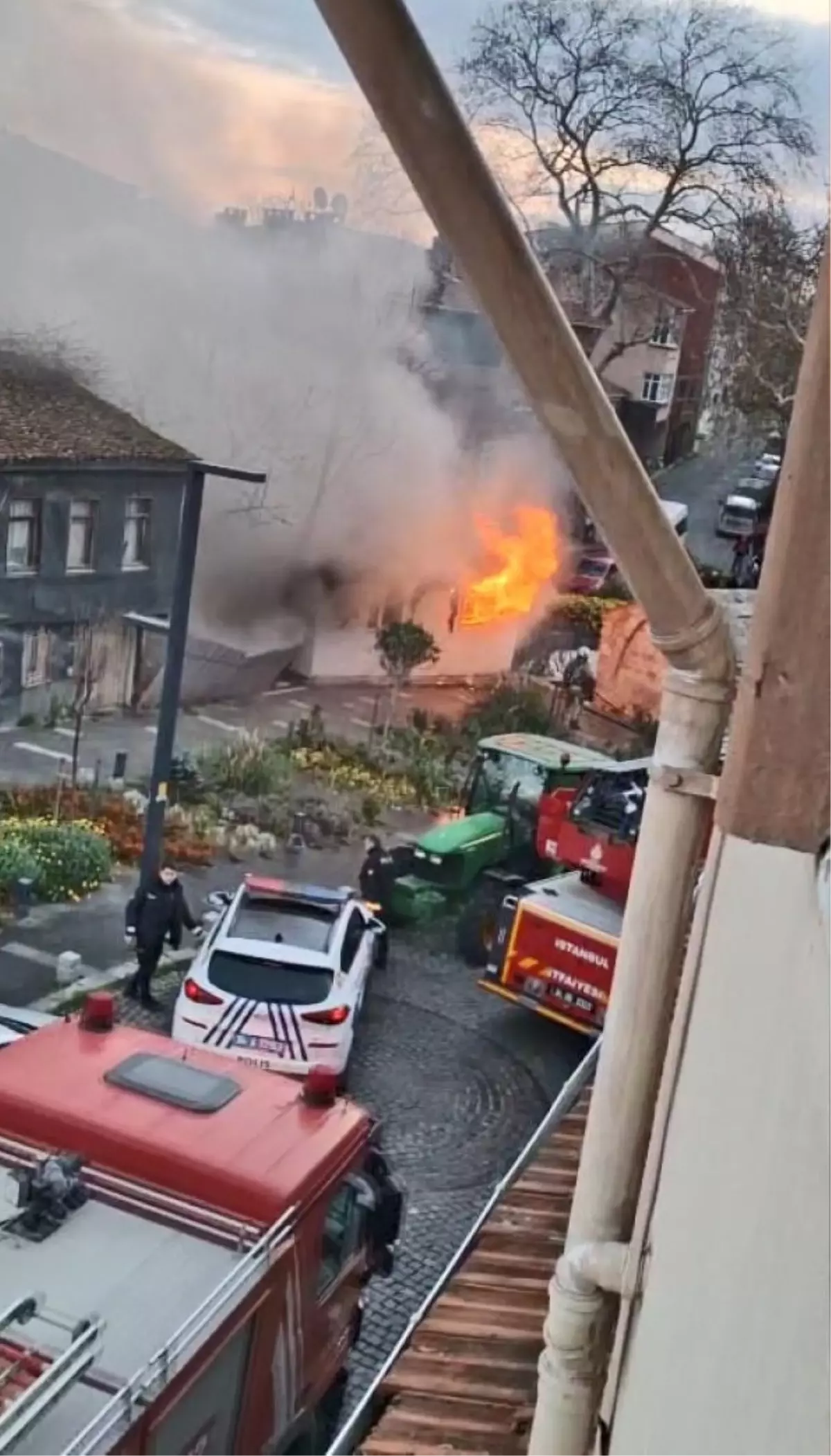 Çatalca\'da Ev Yangını