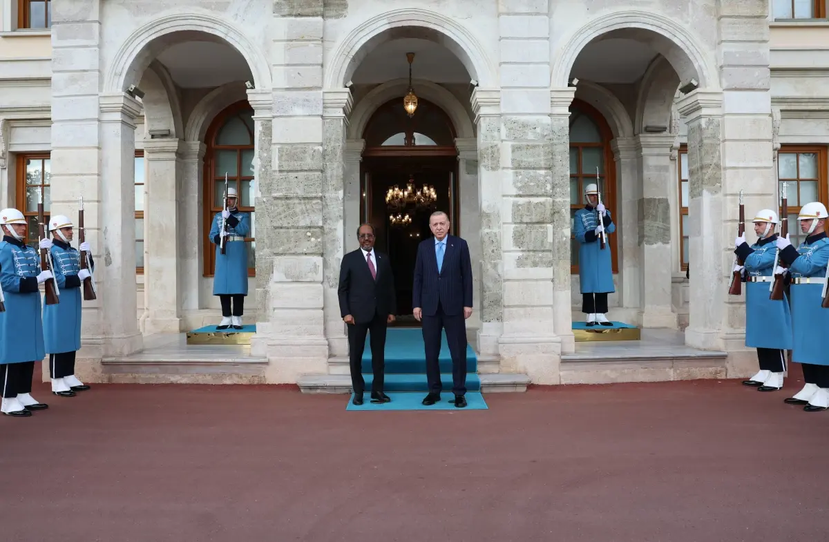Cumhurbaşkanı Erdoğan Somali Cumhurbaşkanı ile görüşüyor