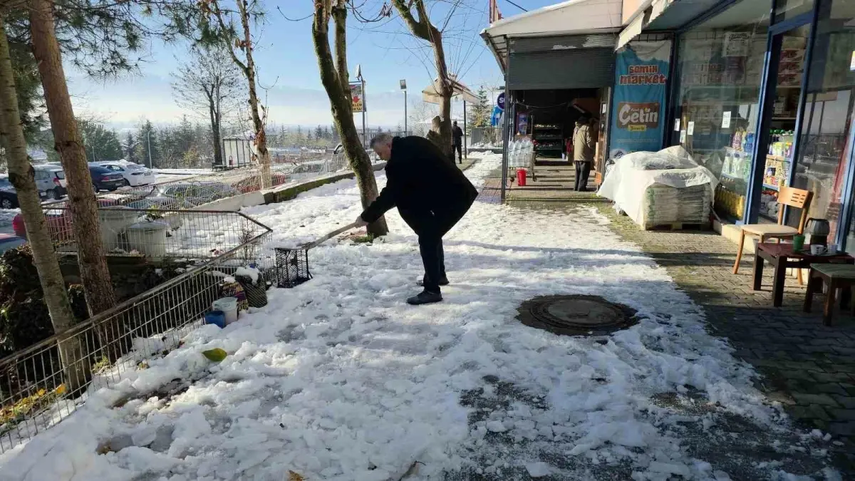 Düzce\'nin "dronlu muhtarı" iş başında