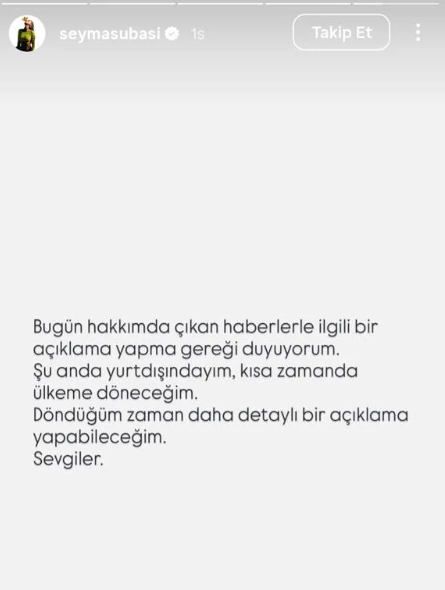 Gözaltına alınan Şeyma Subaşı'ndan ilk görüntü