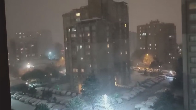 İstanbul'da kar yağışı başladı İstanbul'da kar yağışı başladı