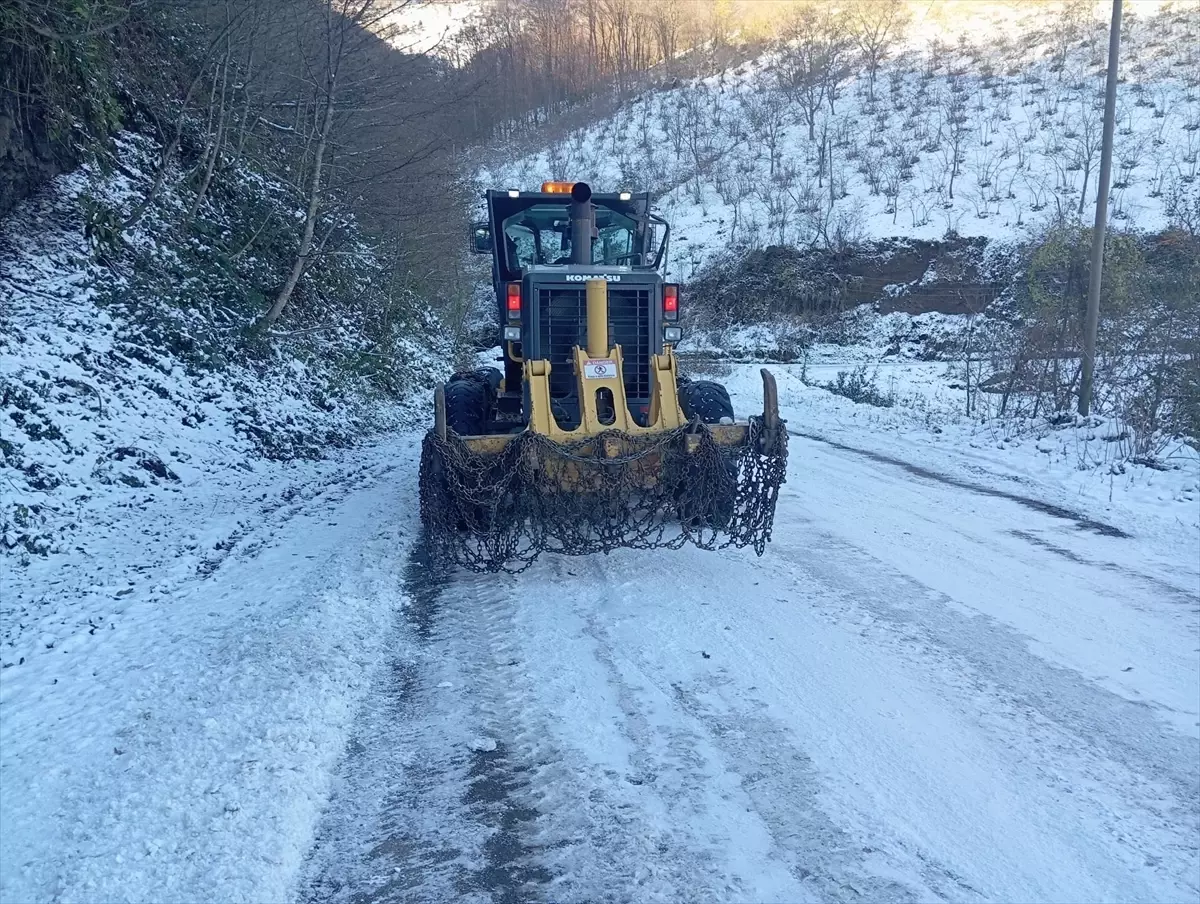 Kar, Doğu Karadeniz\'de Ulaşımı Olumsuz Etkiliyor