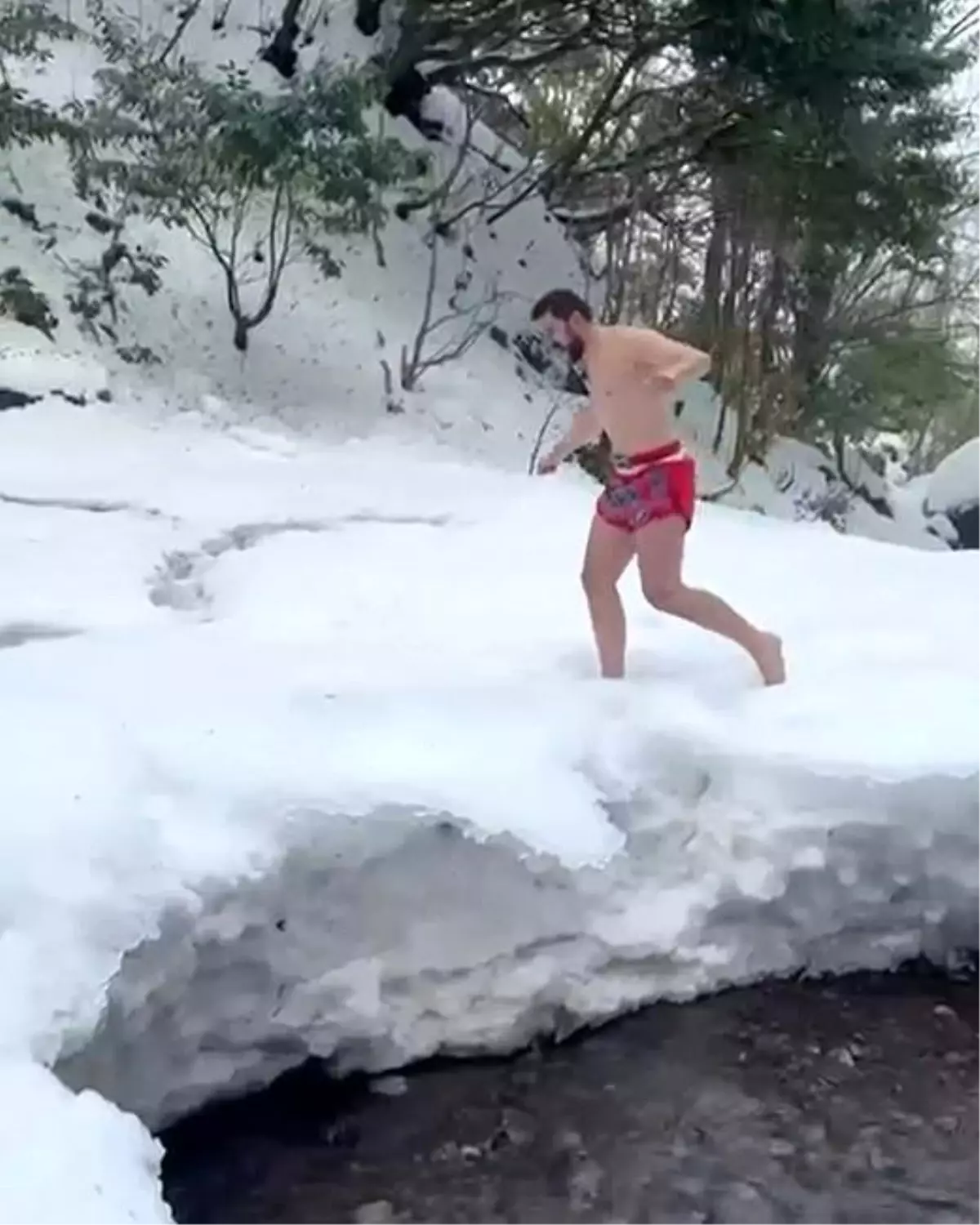 Muhammed Bişgin Karda Antrenman Yaptı