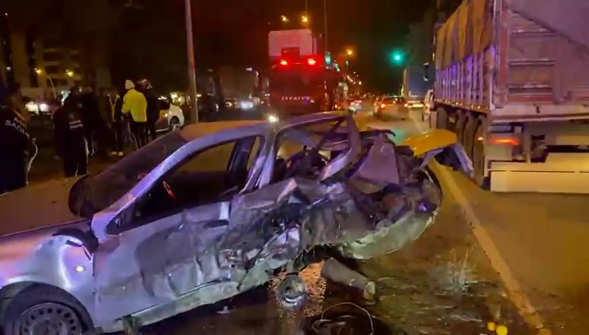 Samsun\'da Jandarma Uzman Çavuşları Kazada Yaralandı