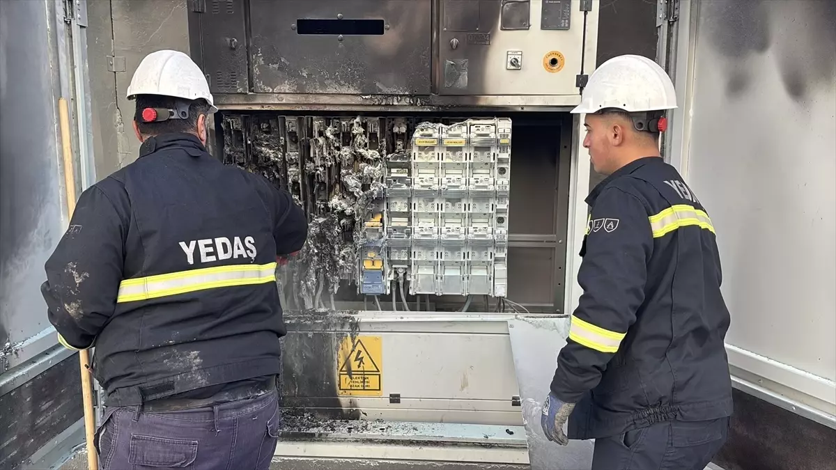 Samsun\'da Trafoda Yangın Çıktı