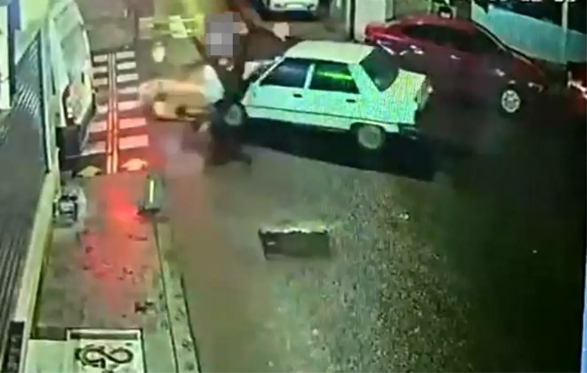 Tekirdağ\'da feci kaza kamerada