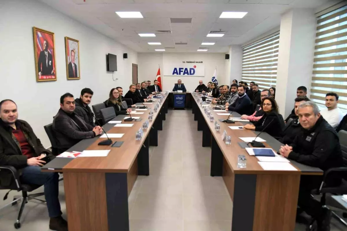 Tekirdağ\'da muhtemel afetlere karşı bina riskleri değerlendirildi