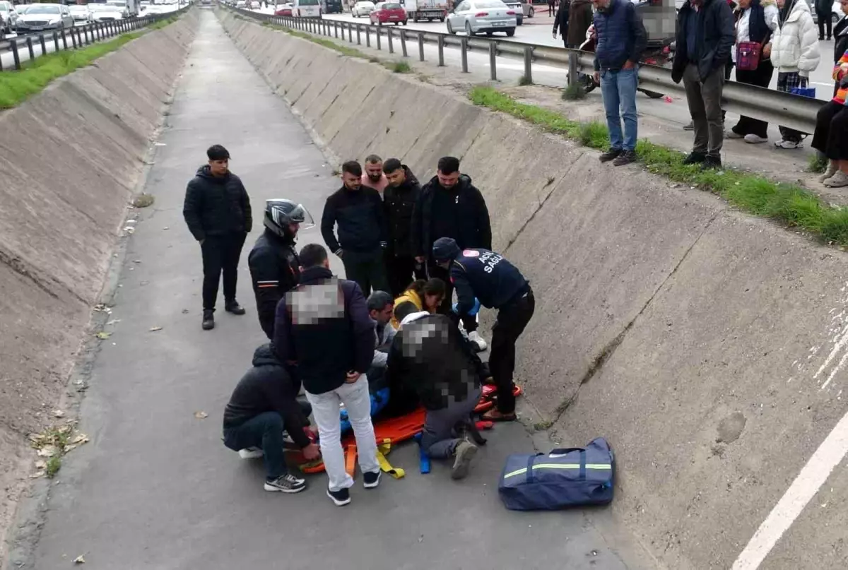 Antalya\'da Motosikletli Genç Kanalda