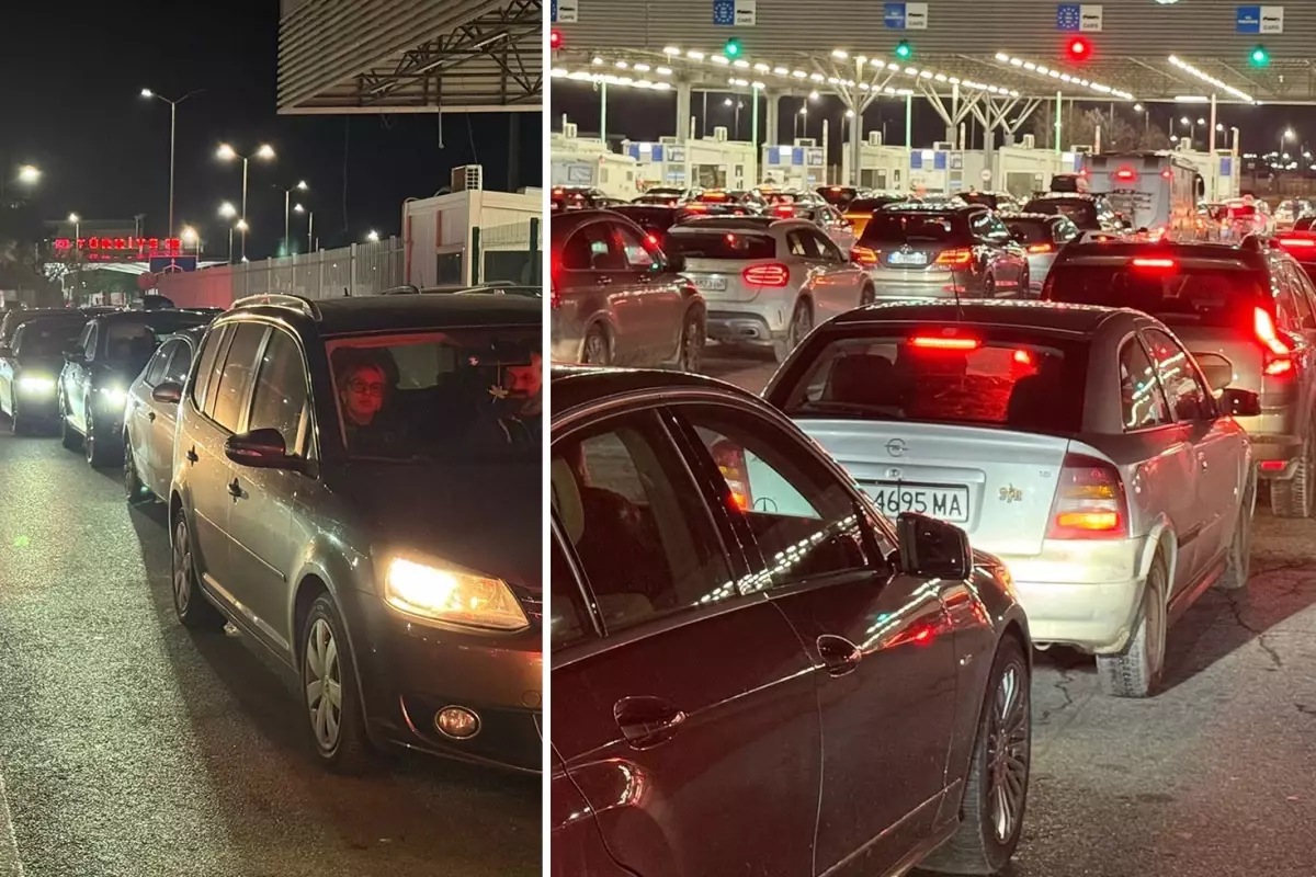 Yılbaşı alışverişini Edirne'de yapan Bulgaristan vatandaşları, dönüşte sınır kapılarında yoğunluk oluşturdu