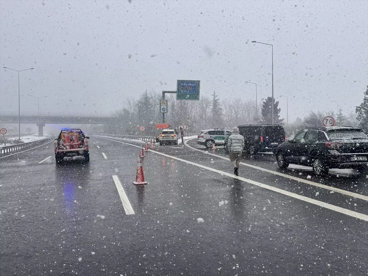 Bolu Dağı Tüneli\'nde Tır Kazası