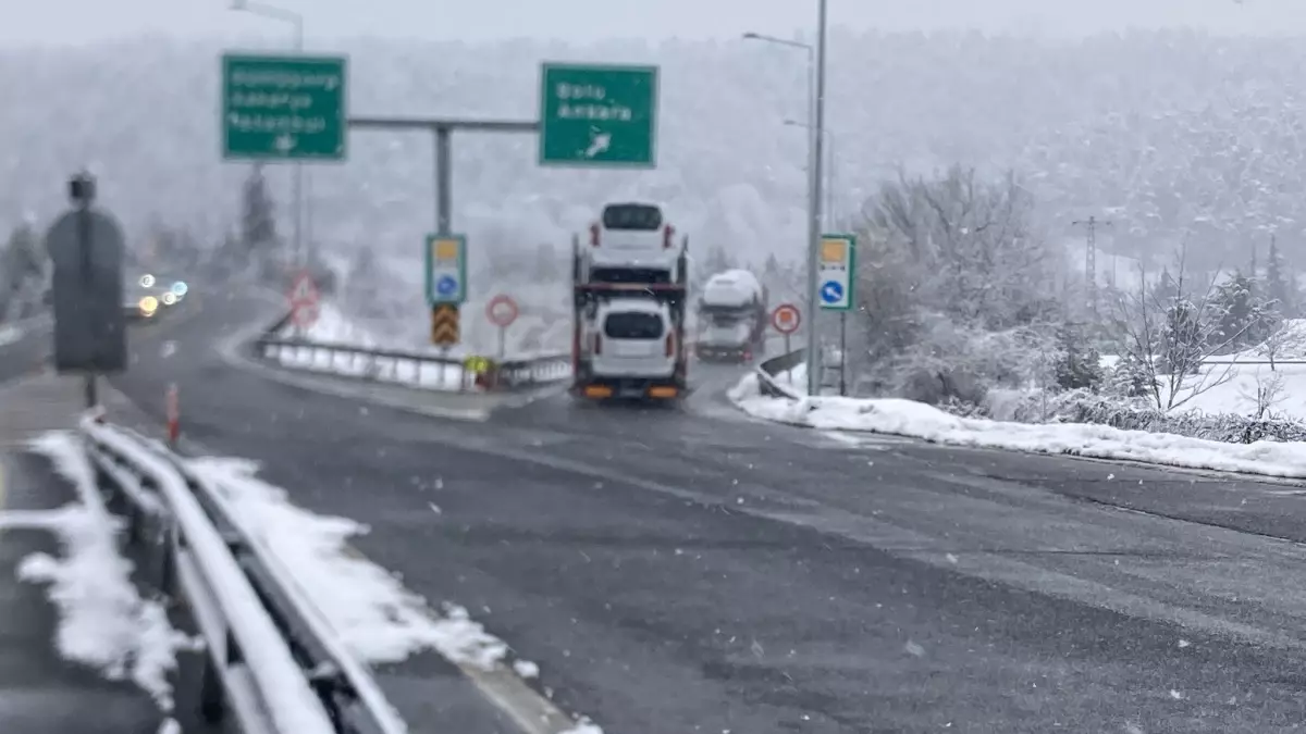 Anadolu Otoyolu Yeniden Açıldı
