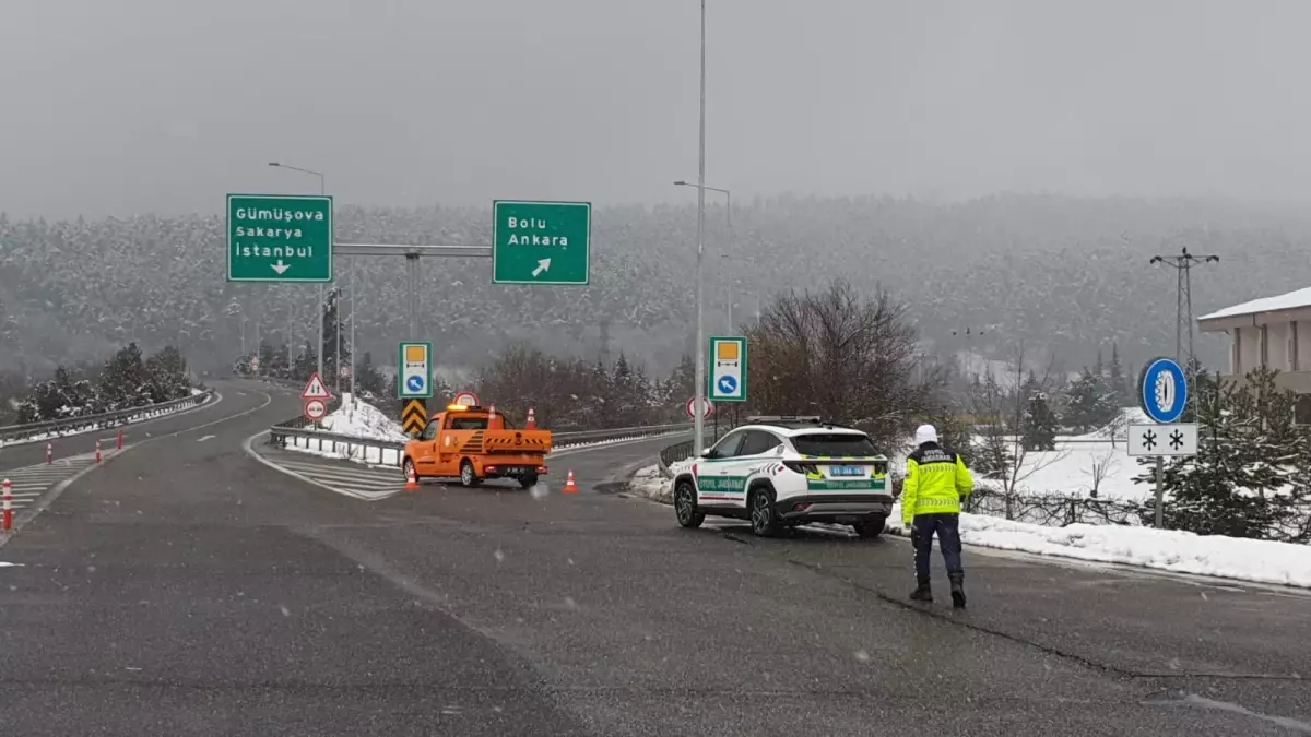 Bolu Dağı\'na Ağır Araç Girişi Yasaklandı