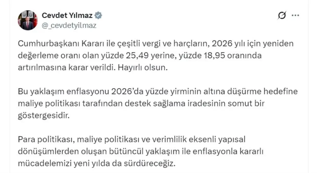 Enflasyonla Mücadele Vurgusu