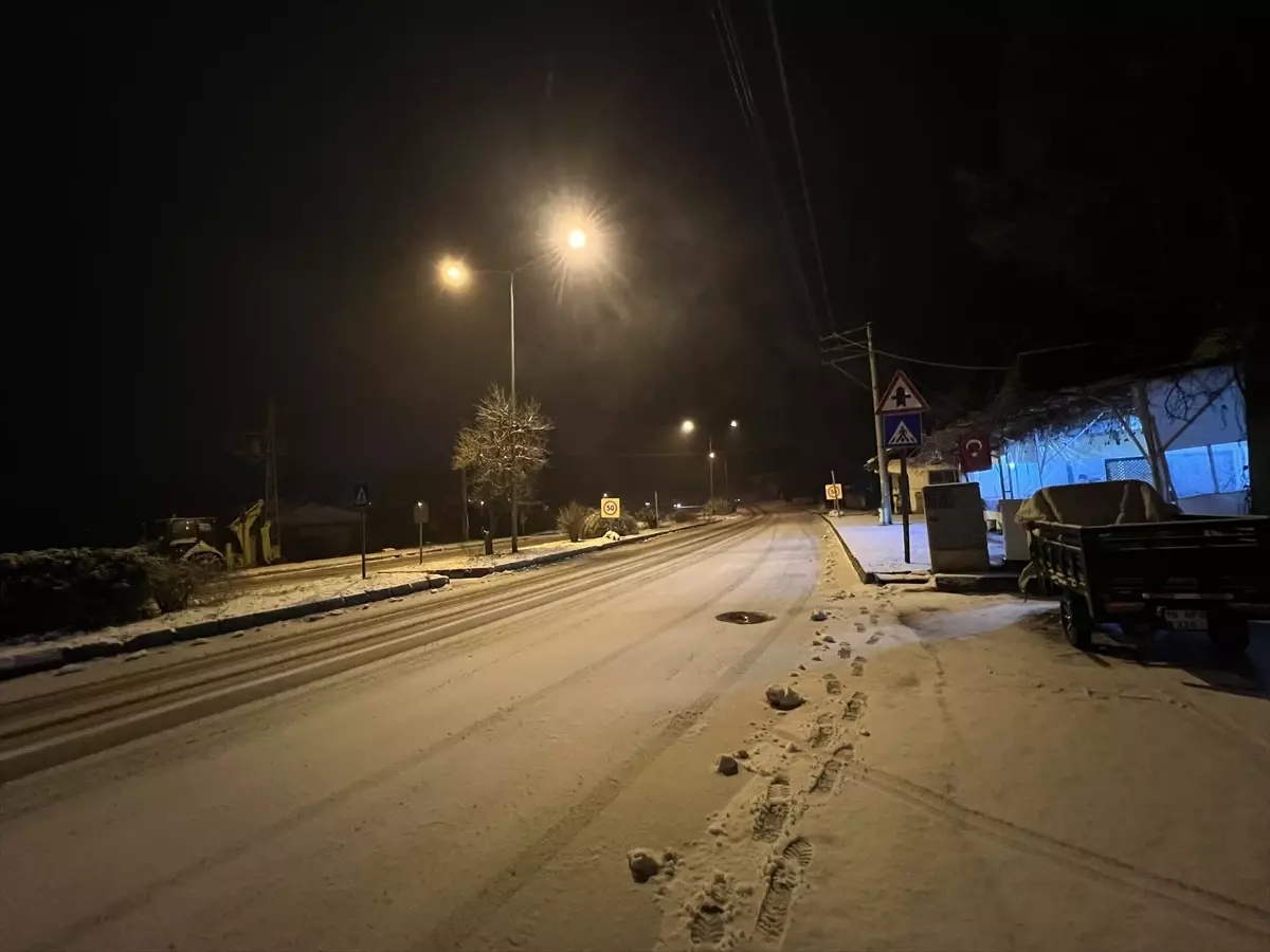 Çorum\'da Kar Yağışı Etkili Oldu