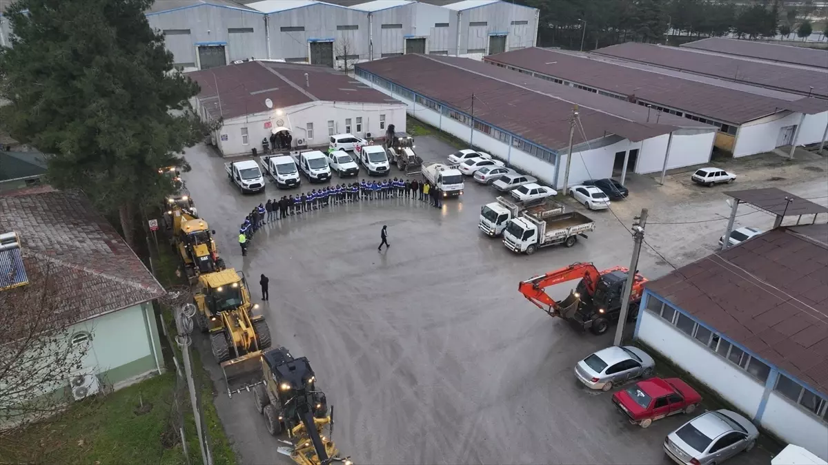 Erbaa Belediyesi Kar Yağışına Hazır