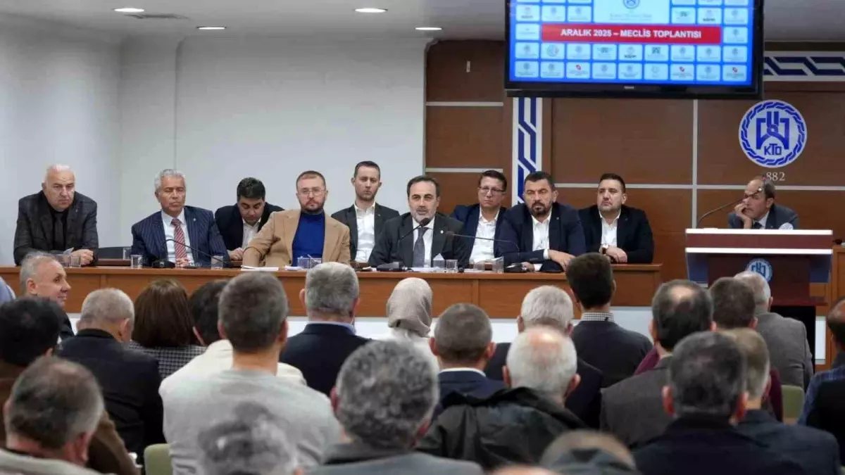 KTO Başkanı Selçuk Öztürk: "2026 ekonomide umut yılı olacak"