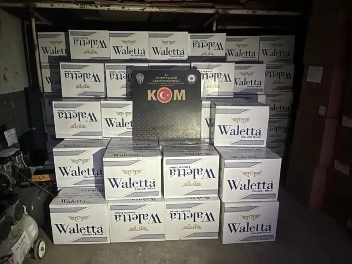 Kütahya\'da 5 Milyon Boş Makaron Ele Geçirildi