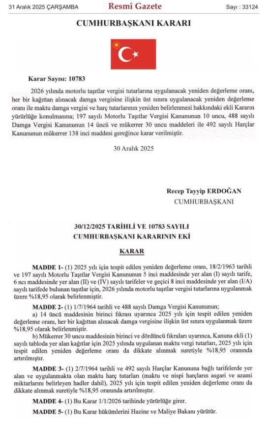 MTV zam oranı belli oldu