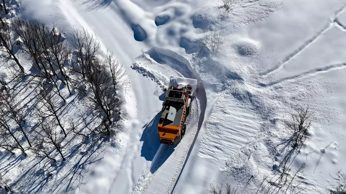 Tunceli\'de Kar Yağışı 20 Santimetreyi Aştı