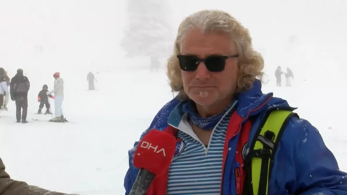 Uludağ\'da Yılbaşı Kalabalığı