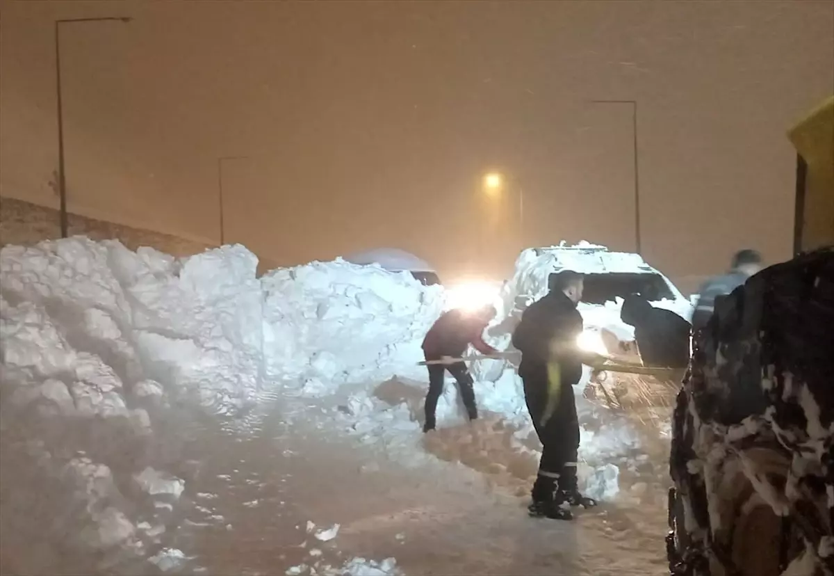 Bitlis\'te Çığ Düşmesi: Araçtakiler Kurtarıldı