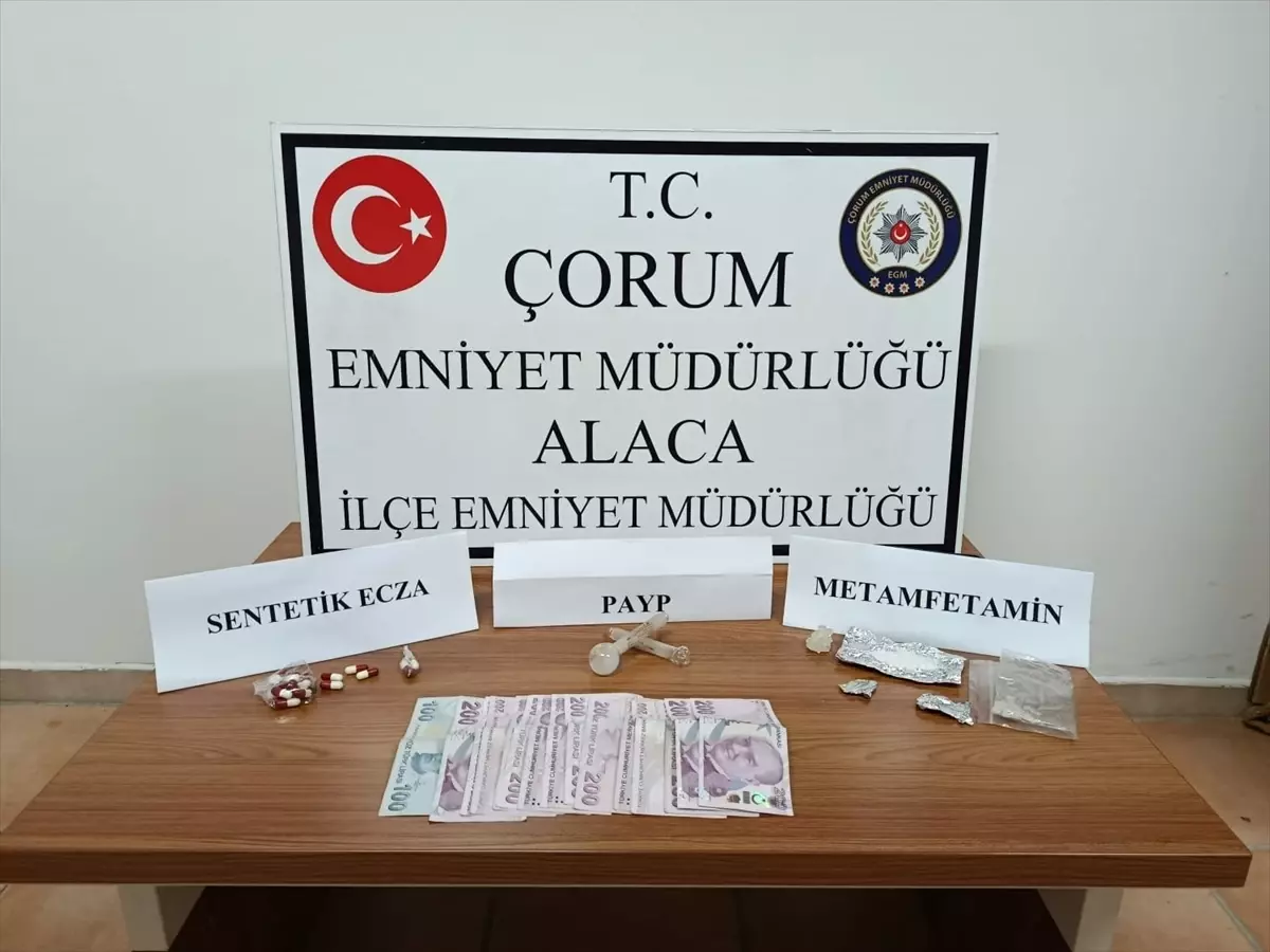 Çorum\'da Uyuşturucu Operasyonu: 4 Gözaltı
