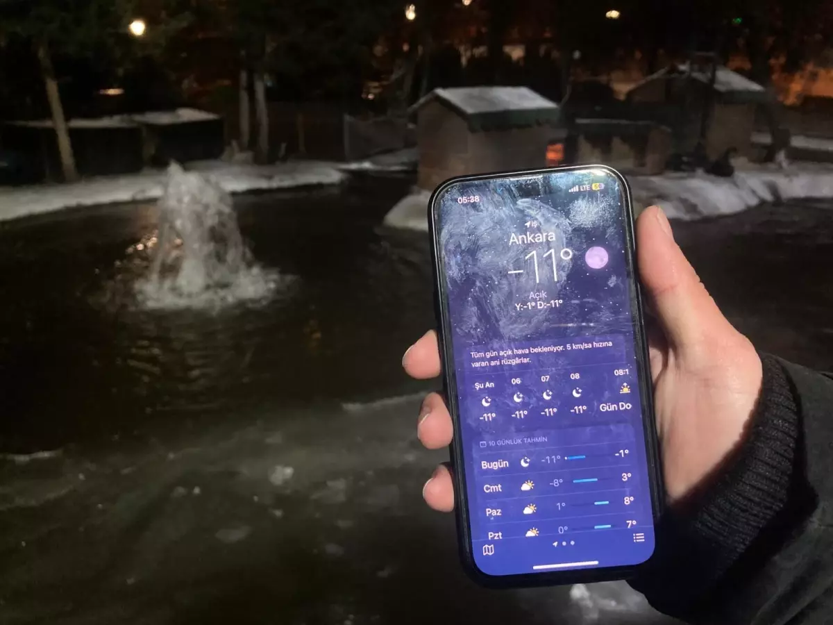 Ankara\'da Kar Yağışı ve Buzlanma