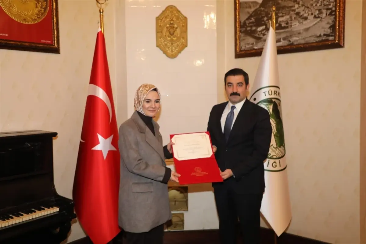 Huzurlu Aile Projesi\'ne Teşekkür Belgesi