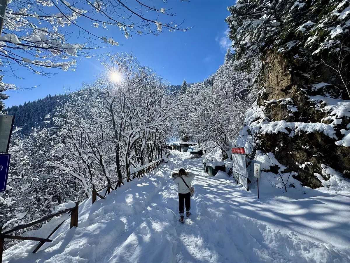 Sümela Manastırı Karla Kaplandı