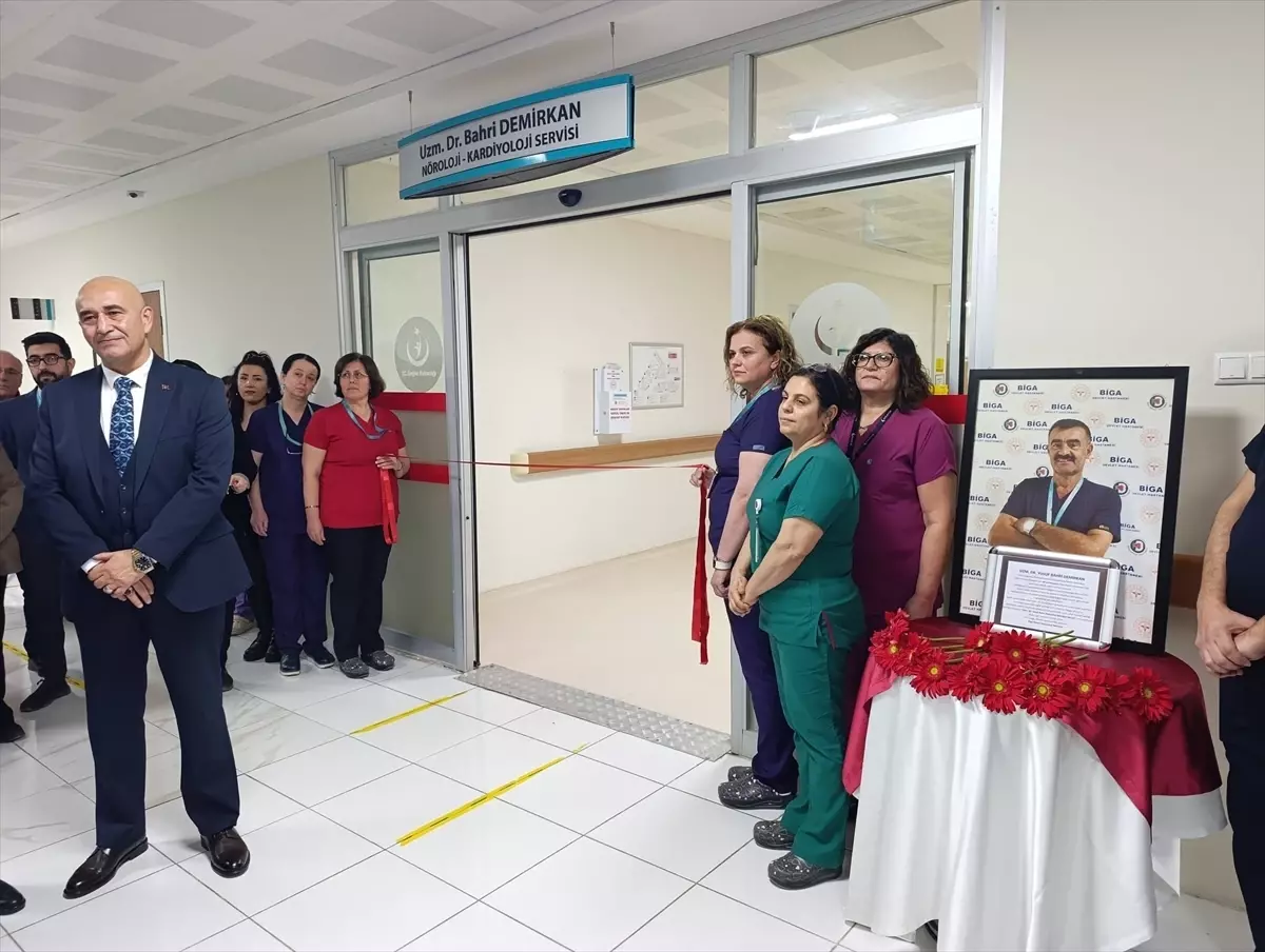 Biga Devlet Hastanesi\'nde Yeni Servis Açıldı