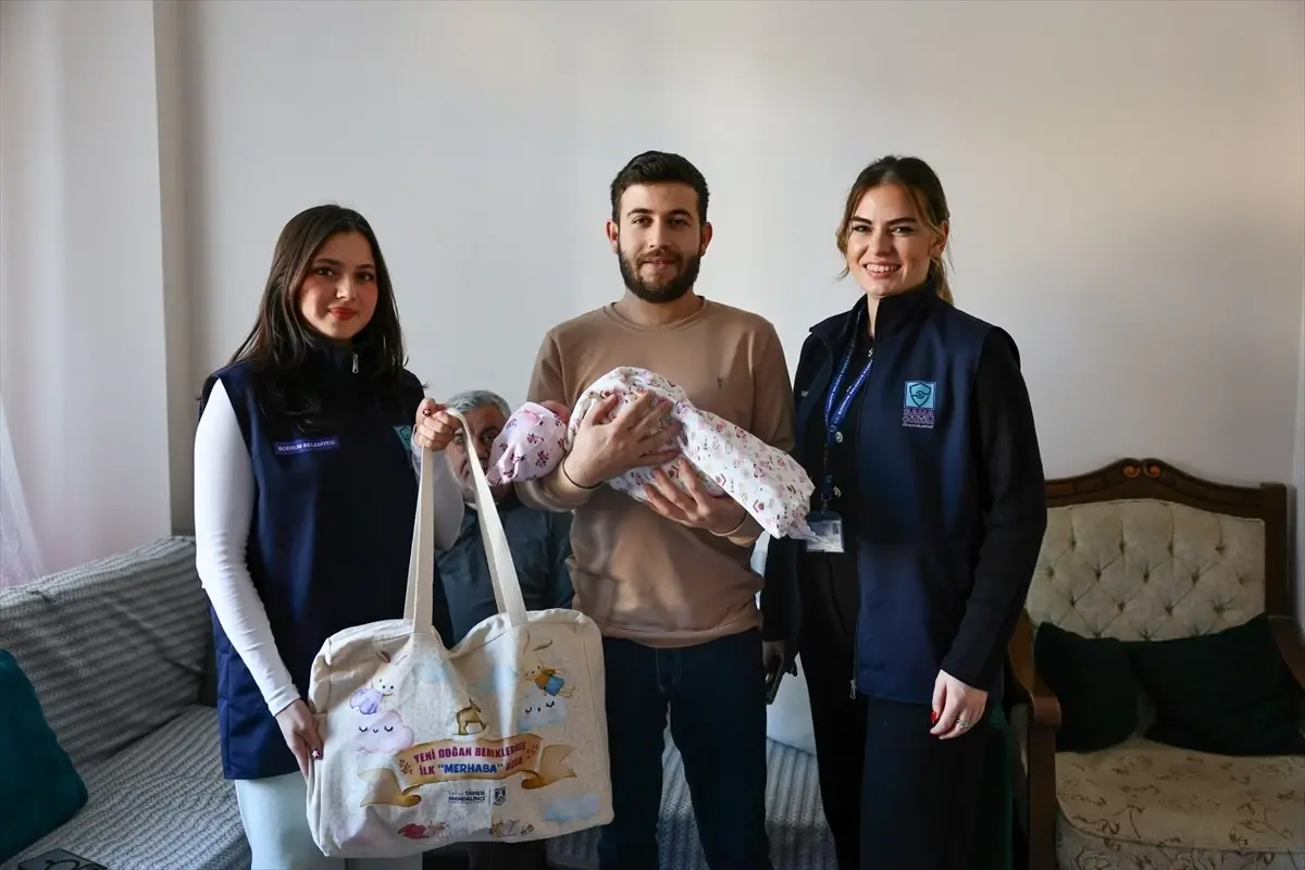 Bodrum\'dan Eylül Bebeğe Ziyaret