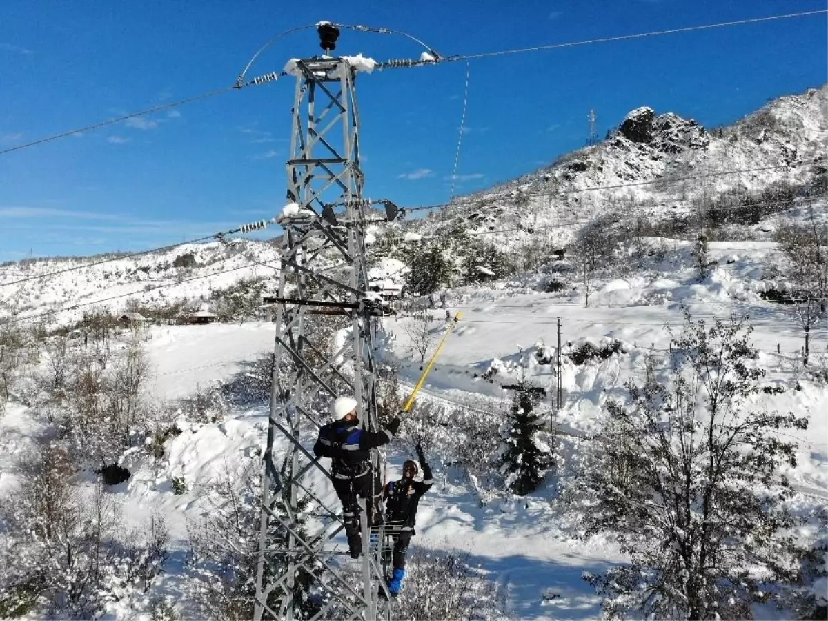 Kar Yağışı Sebebiyle 7/24 Elektrik Bakımı